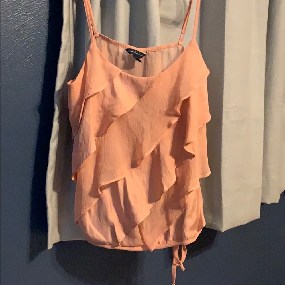 Dressy ruffle crop top